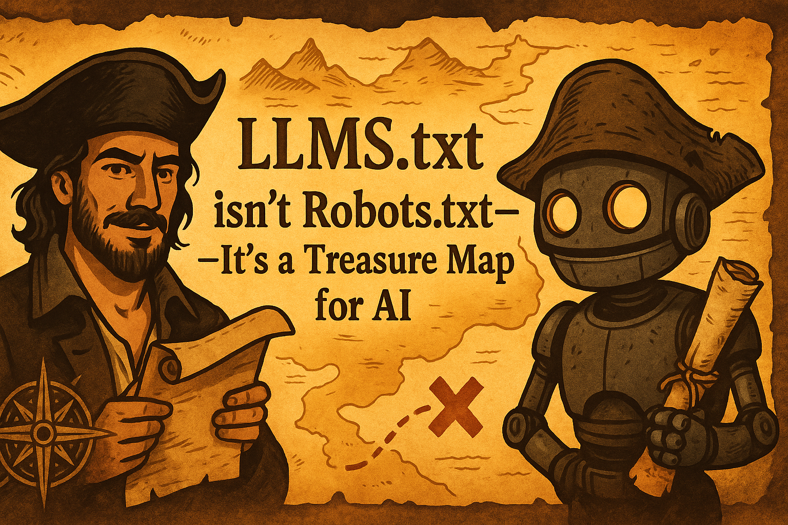 LLMS.txt is not the Robots.txt - it's a treasure map for AI